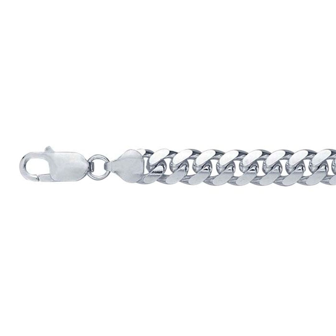 Sterling Silver 7.7mm Curb Bracelet